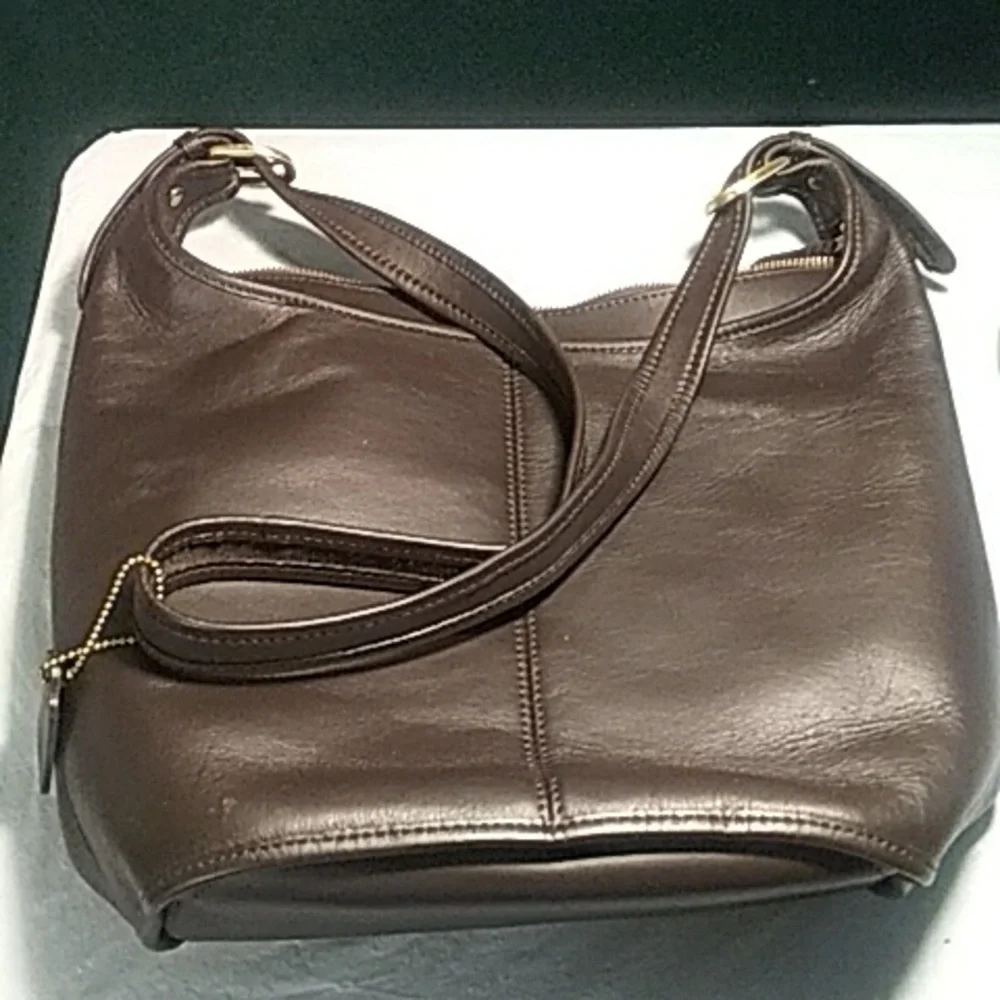 Brown Leather Purse - Picture 1 of 3